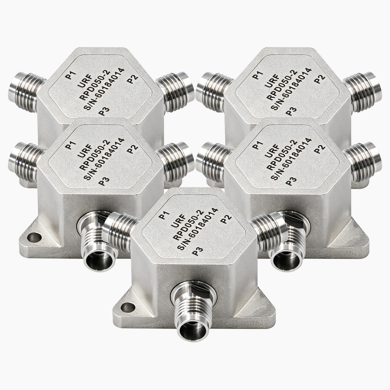 2-Way Resistive Power Divider, 2.4mm Female, DC to 50GHz, 5 Pack