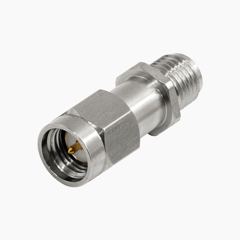6dB Fixed RF Attenuator, SMA Male to Female, DC to 18GHz, 2W