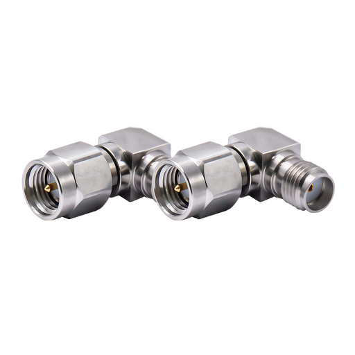 DC-18GHz SMA Male - SMA Female 90° Right Angle Adapter