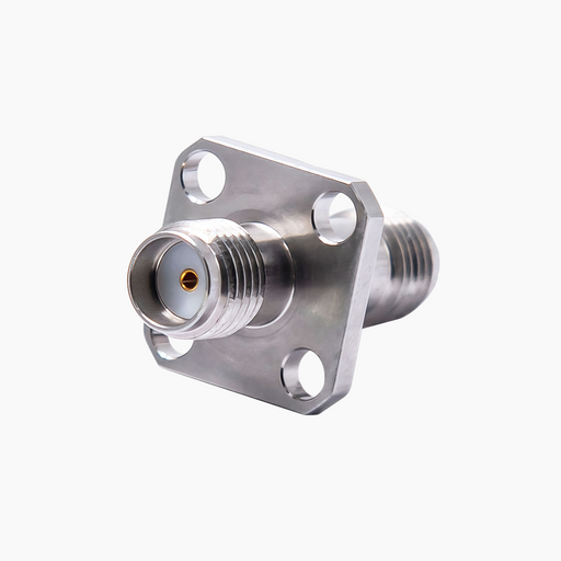 DC-27GHz SMA Female - SMA Female 4-Hole Flange Adapter