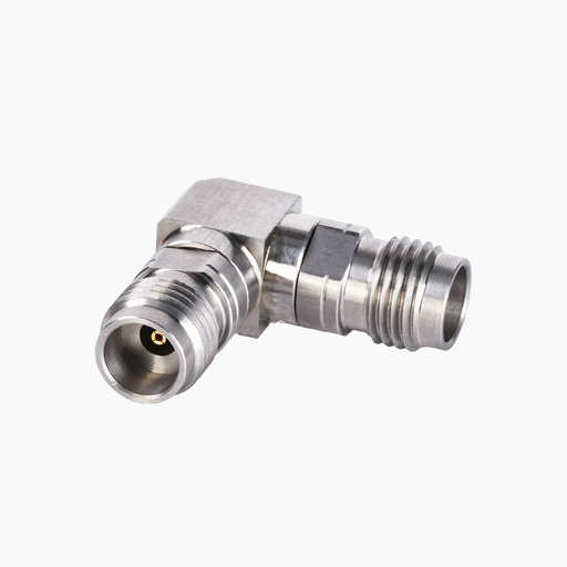 DC-50GHz 2.4mm Female - 2.4mm Female 90° Right Angle Adapter