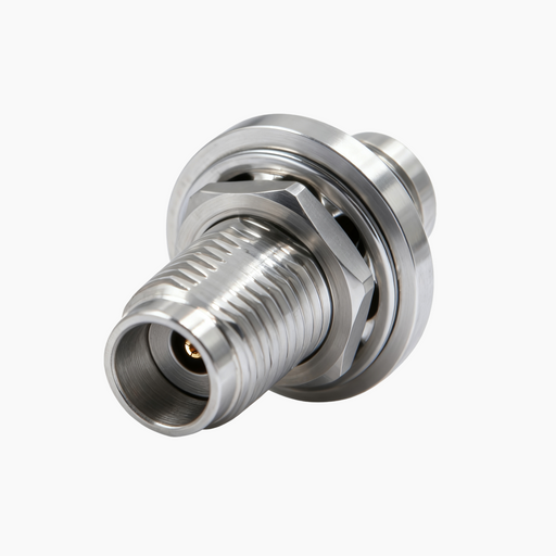 DC-50GHz 2.4mm Female - 2.4mm Female Bulkhead Adapter