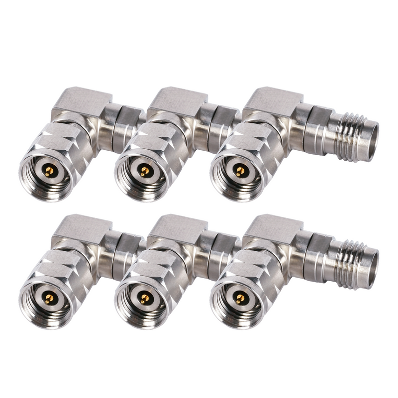 DC-50GHz 2.4mm Male - 2.4mm Female 90° Right Angle Adapter
