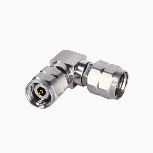 DC-50GHz 2.4mm Male - 2.4mm Male 90° Right Angle Adapter