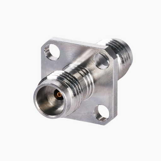 DC-67GHz 1.85mm Female - 1.85mm Female 4-Hole Flange Adapter