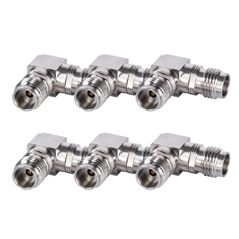 DC-67GHz 1.85mm Female - 1.85mm Female 90° Right Angle Adapter