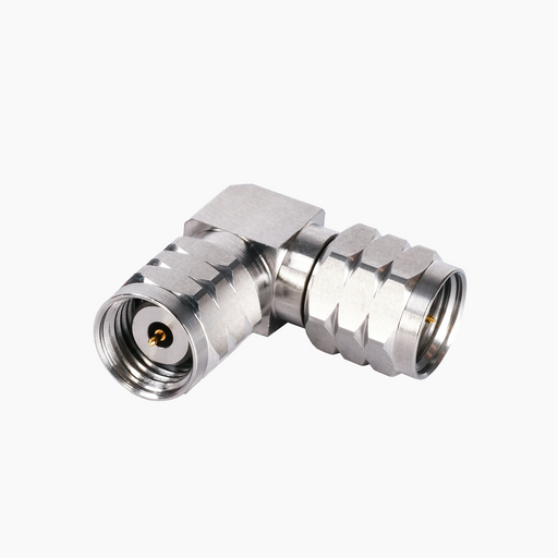 DC-67GHz 1.85mm Male - 1.85mm Male 90° Right Angle Adapter