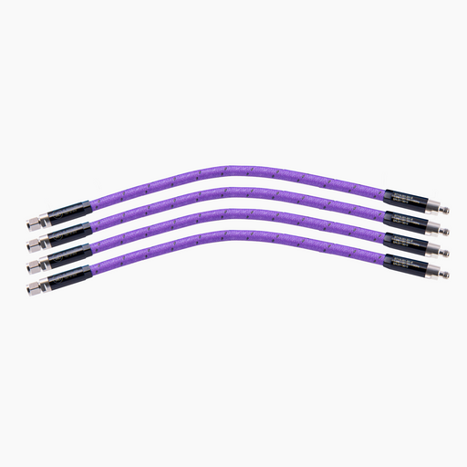 DC-110GHz 8" Armoured Flexible Low-Loss Test Cable, 1.0mm Male-Female